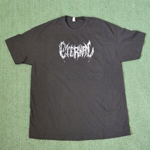 Death Metal Streetwear "Eternal" Style Black T Shirt Sz XL